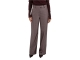 Yaya Shiny woven trousers 916191 Fudge purple dessin