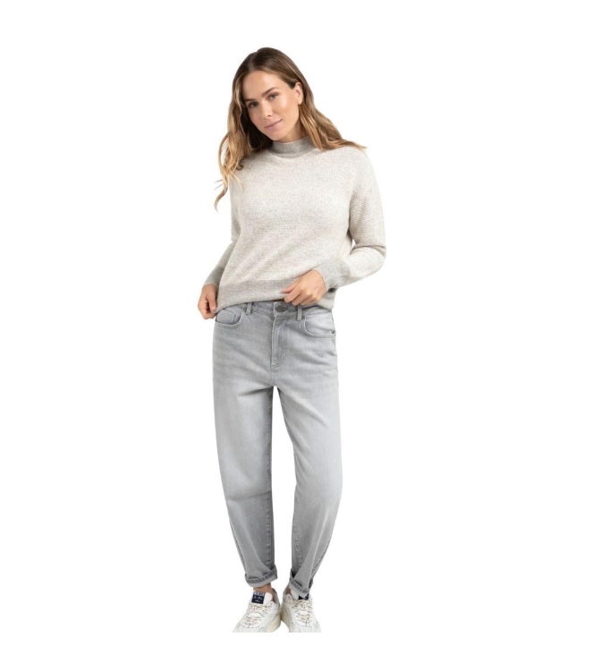 Yaya Loose fit hw denim 99288 Light grey denim