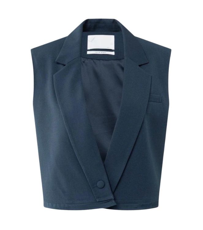 Yaya Sleeveless short blazer 94051 Collegiate blue