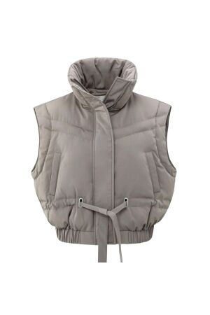 Yaya Jacket with zip-off sleeves 99032 Taupe grey
