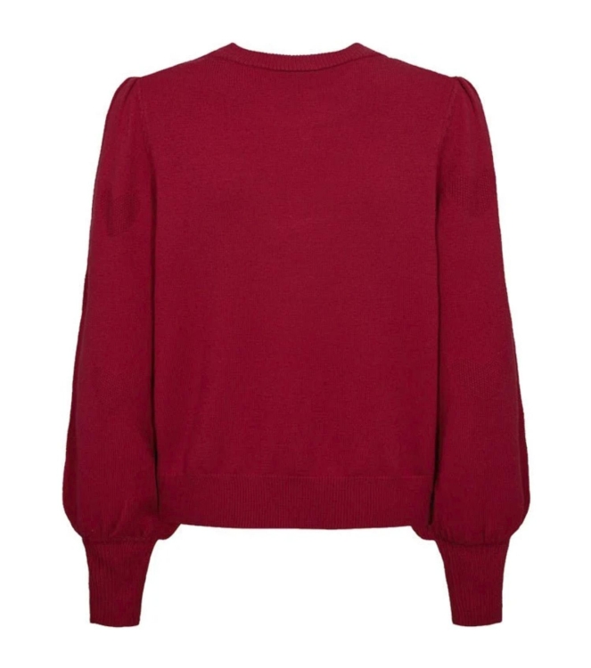 Freequent jaquard 3/4 sleeve Chili pepper