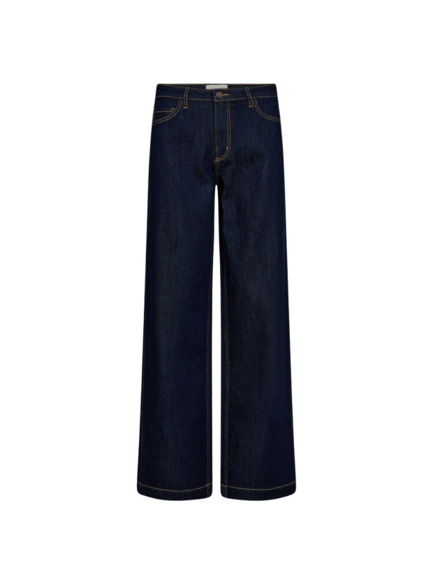 Freequent Straight full length denim Dark blue denim 32
