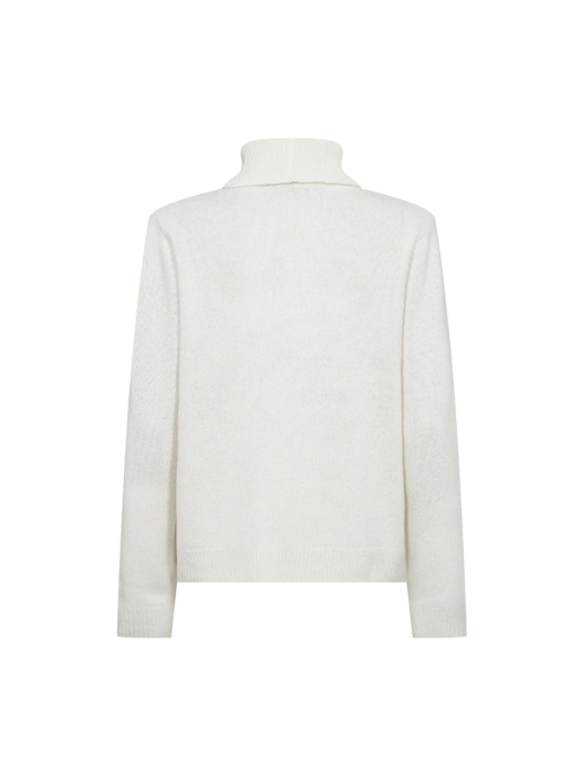 Freequent Plain knit roll neck Star off  white