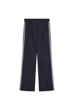 Freequent Wide leg sportydeco tape Salute w.star offwhite