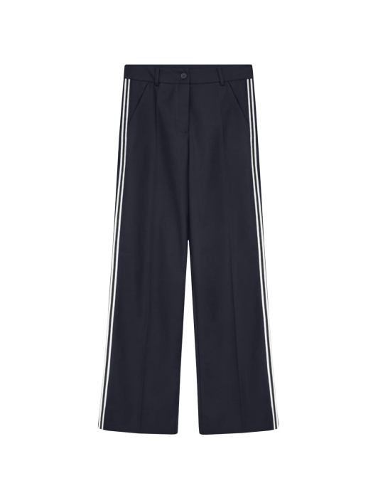 Freequent Wide leg sportydeco tape Salute w.star offwhite