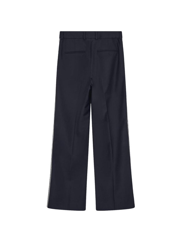 Freequent Wide leg sportydeco tape Salute w.star offwhite