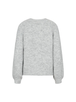 Freequent Fancy button Light grey melange