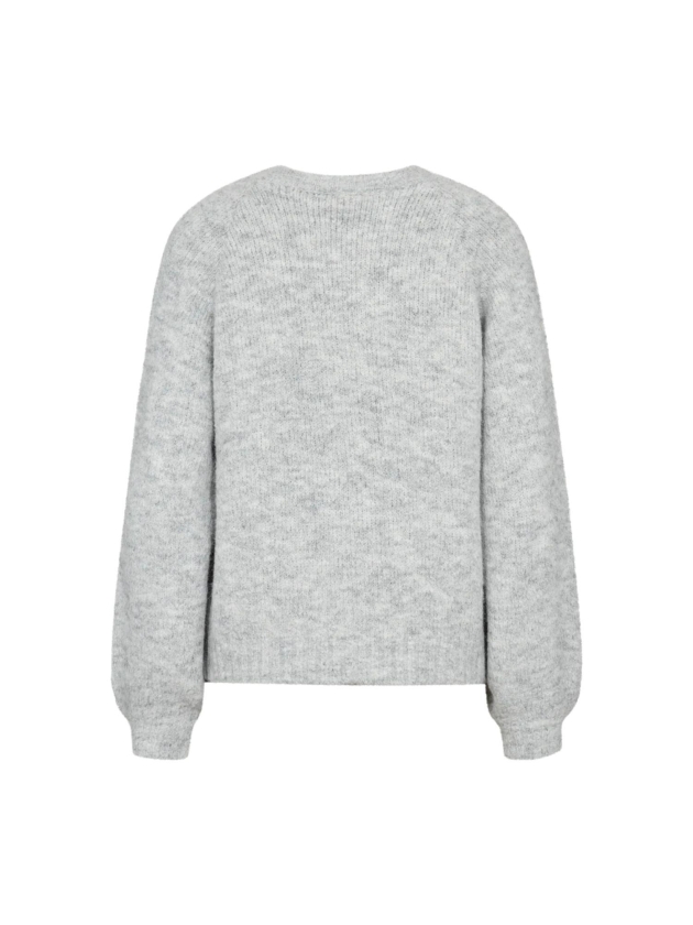 Freequent Fancy button Light grey melange