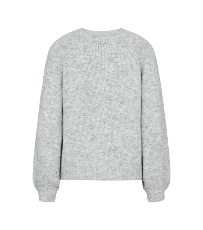 Freequent Fancy button Light grey melange