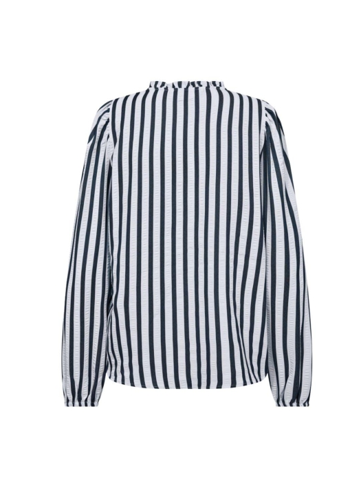 Freequent Yarn dyed stripe Star off white w. salute