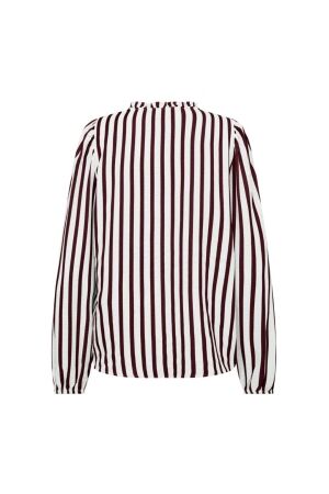Freequent Yarn dyed stripe Star off white w. port royale