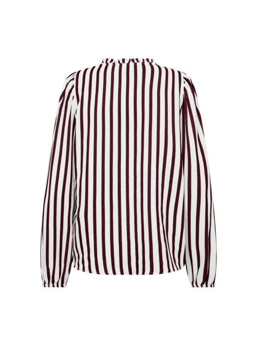 Freequent Yarn dyed stripe Star off white w. port royale