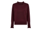 Freequent Turtle neck w. frill diamond buttons Port royale