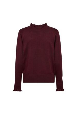 Freequent Turtle neck w. frill diamond buttons Port royale