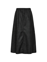 Freequent Faux leather skirt Black