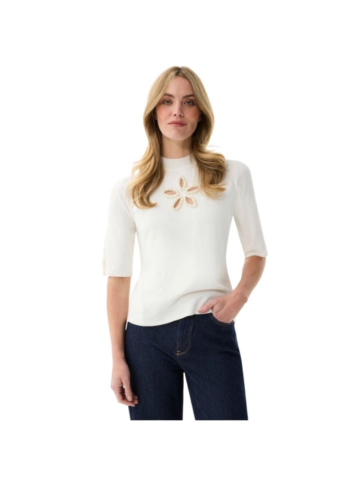 Leo en Ugo Top Off White
