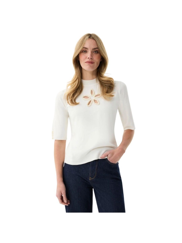 Leo en Ugo Top Off White