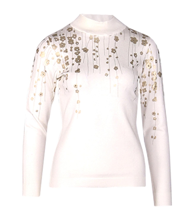 Leo en Ugo Top Off white/gold