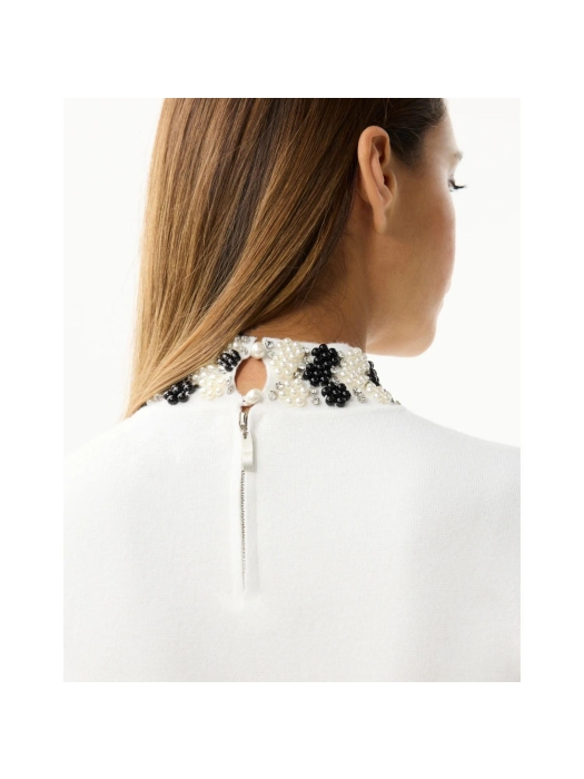 Leo en Ugo Top Off white/black