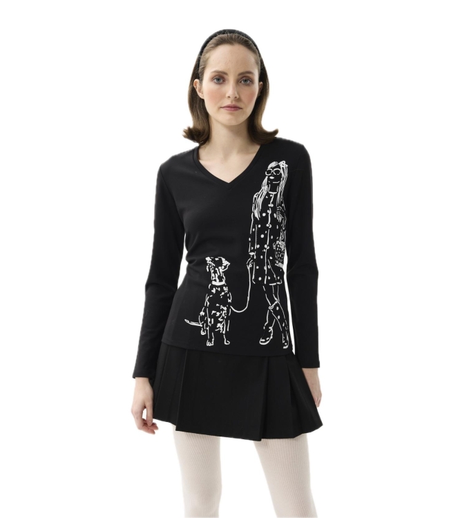 Leo en Ugo T-shirt  Black