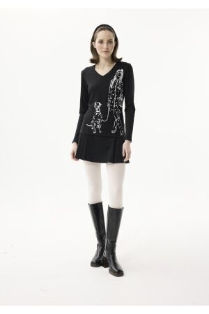 Leo en Ugo T-shirt  Black