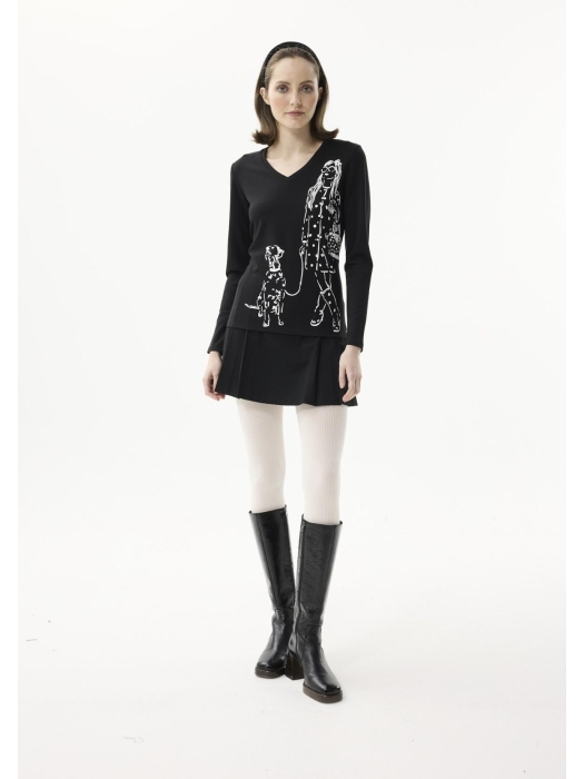Leo en Ugo T-shirt Black