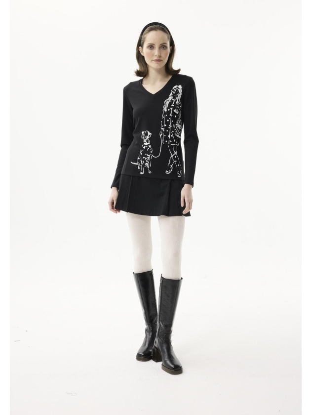 Leo en Ugo T-shirt  Black
