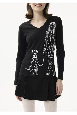 Leo en Ugo T-shirt  Black