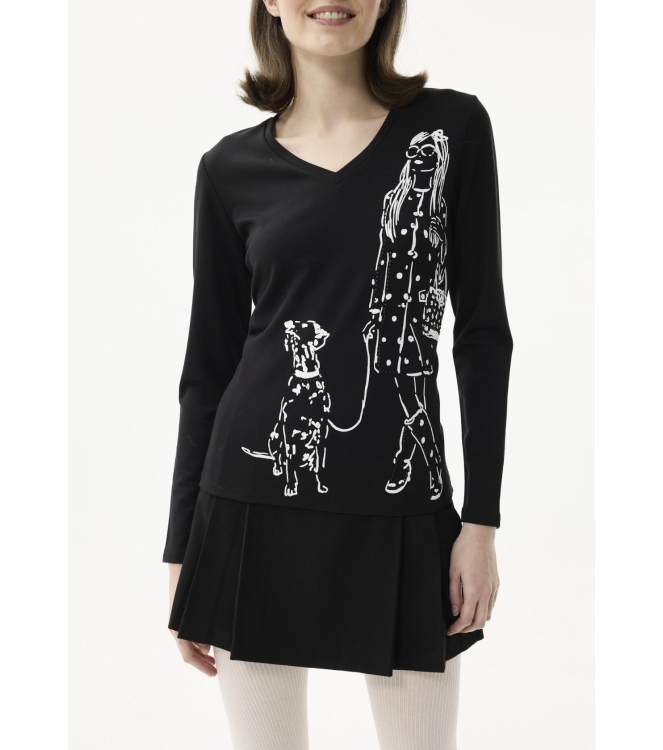 Leo en Ugo T-shirt  Black