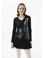 Leo en Ugo T-shirt  Black