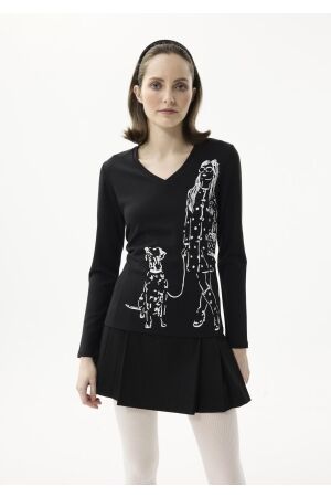 Leo en Ugo T-shirt  Black