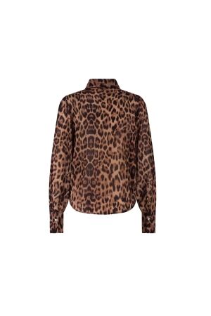 Nikkie Leopard Blouse 5505 Toffee