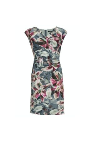 Swing Etui kleid scuba 3101 Timeless blue/multi