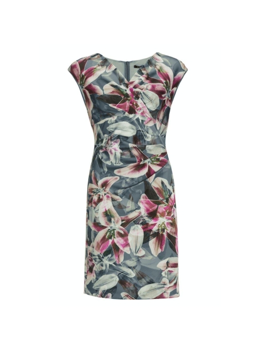 Swing Etui kleid scuba 3101 Timeless blue/multi