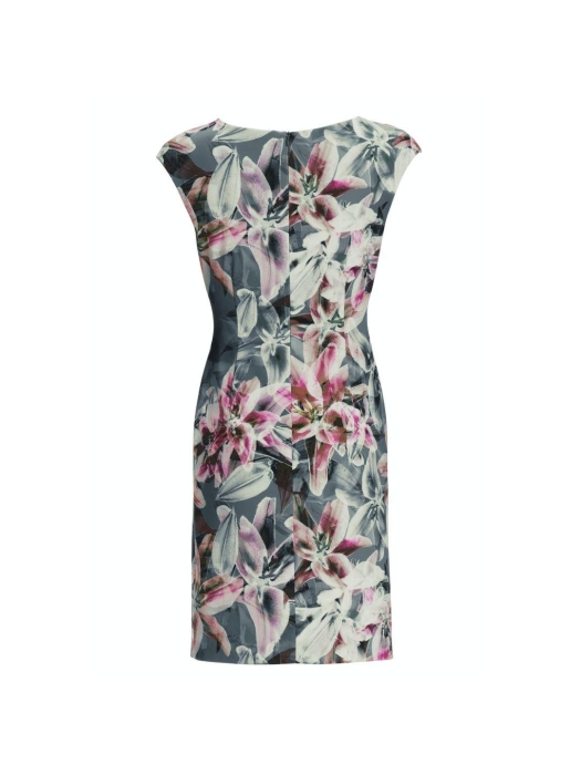Swing Etui kleid scuba 3101 Timeless blue/multi