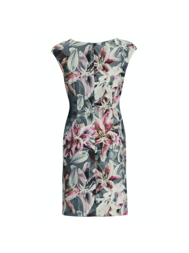 Swing Etui kleid scuba 3101 Timeless blue/multi
