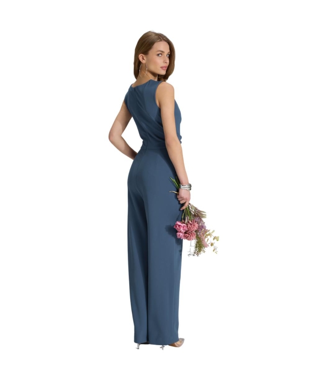 Swing Jumpsuit crepe 316 Timeless blue