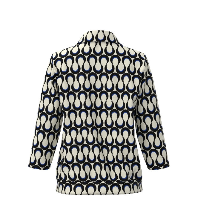 Frank Walder NOSTop/TShirt 552/055 Blue print