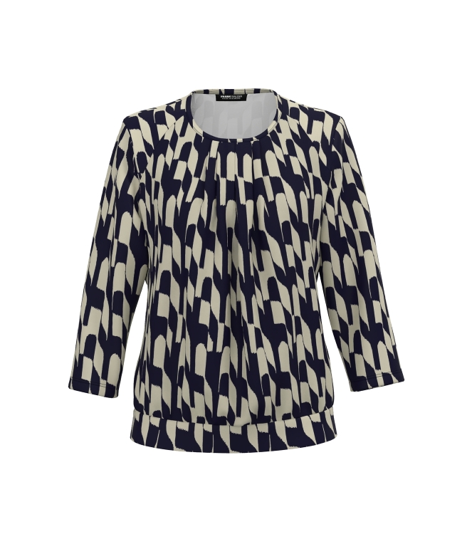 Frank Walder NOSBlusenshirts 509080 Beige/bro print