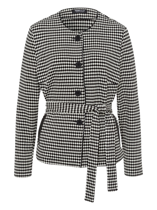 Frank Walder W51Jacke 06099 Black print