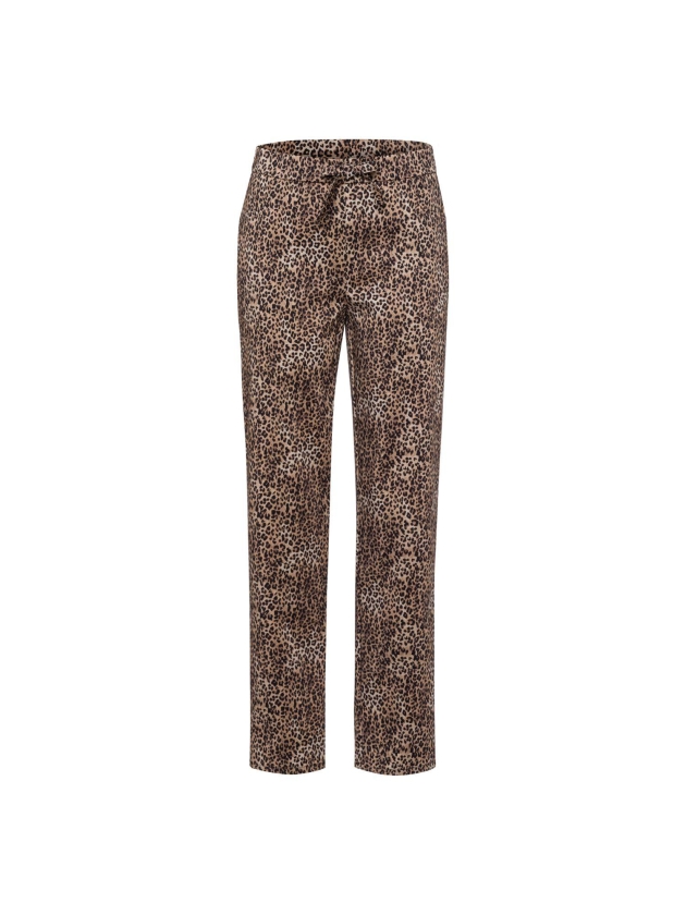Frank Walder W52Hose 532/086 Beige/brown print