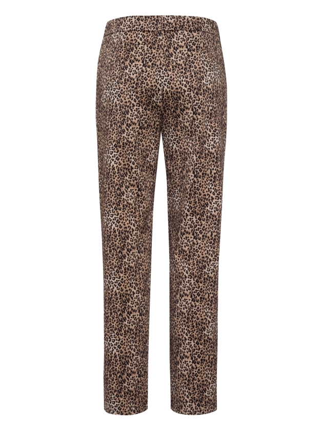 Frank Walder W52Hose 532/086 Beige/brown print