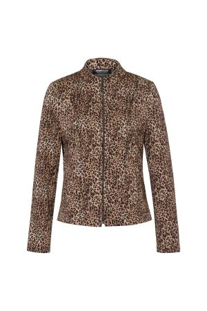 Frank Walder W52Jacke 532/086 Beige/brown print