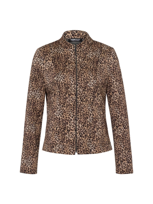 Frank Walder W52Jacke 532/086 Beige/brown print