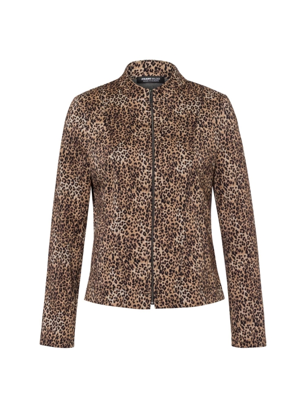Frank Walder W52Jacke 532/086 Beige/brown print