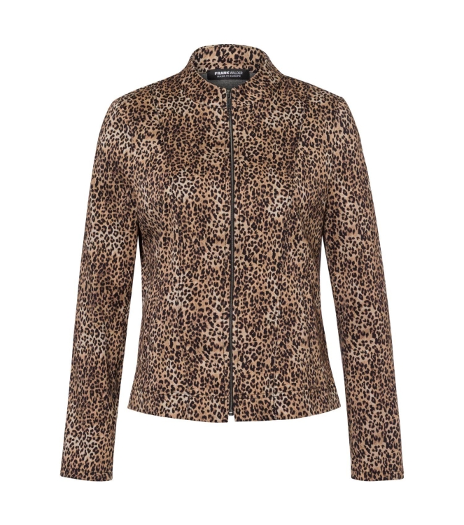 Frank Walder W52Jacke 532/086 Beige/brown print