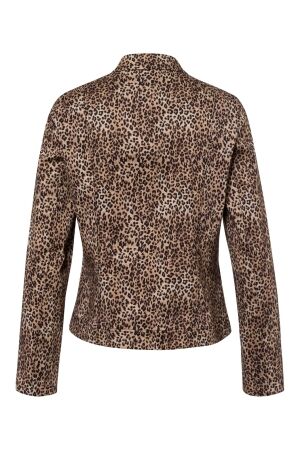 Frank Walder W52Jacke 532/086 Beige/brown print