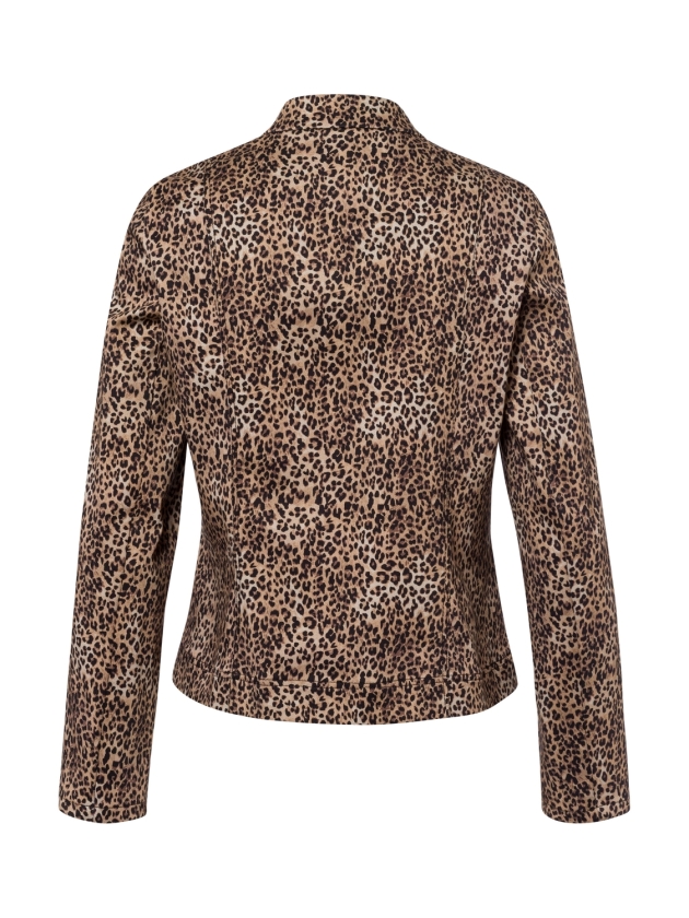 Frank Walder W52Jacke 532/086 Beige/brown print