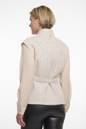 Rino en Pelle Tweed waistcoat 9030 birch