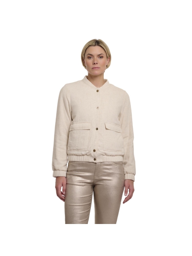 Rino en Pelle Padded short jacket 9030 birch